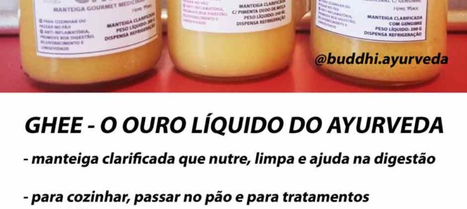 MANTEIGA GHEE – OURO LÍQUIDO DO AYURVEDA